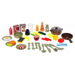 Kuchynský kútik 42 prvkov plastová pastelová